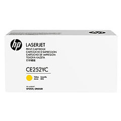 HP 504A (CE252YC) Optimized Yield Yellow Original LaserJet Contract Toner Cartridge (7900 Yield)
